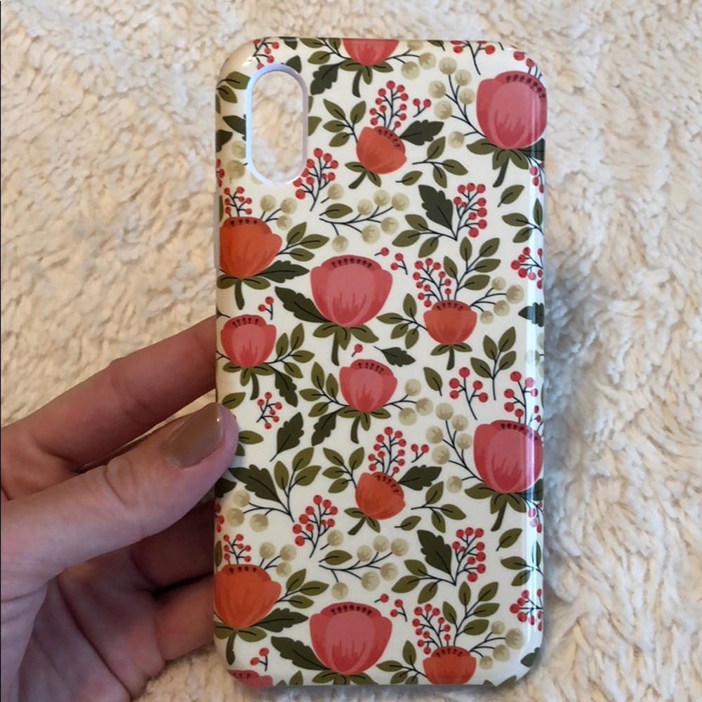 Floral iPhone X case